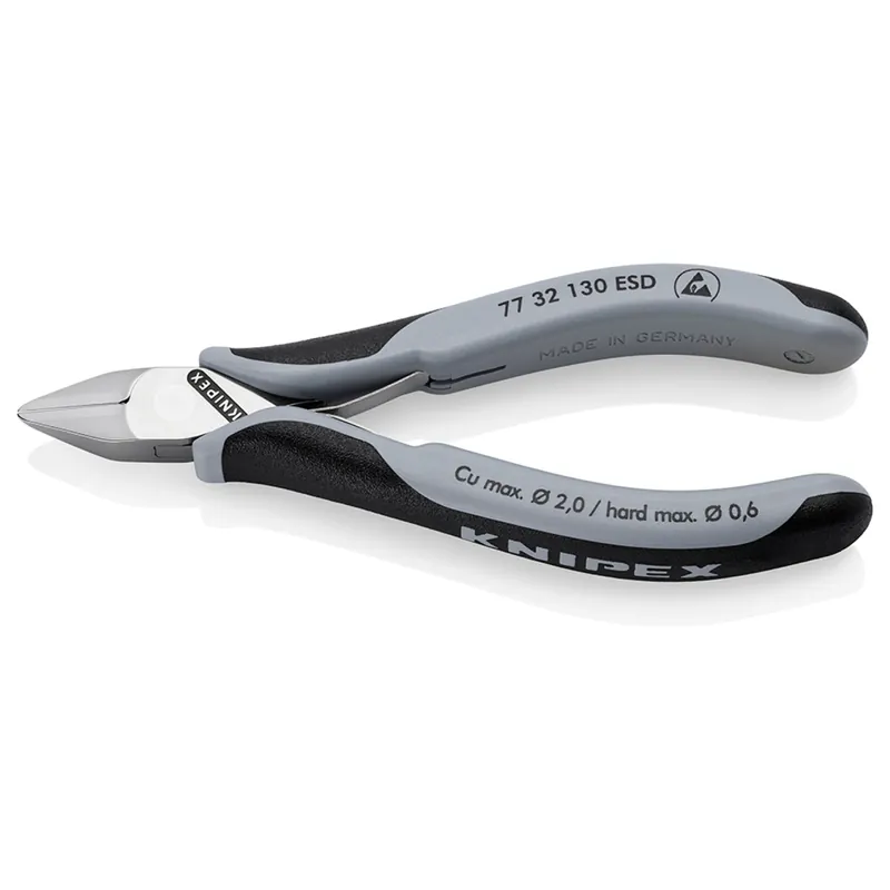 Actie loopt bijna af - Knipex 77 32 130 ESD Elektronica Zijsnijtang - 130mm