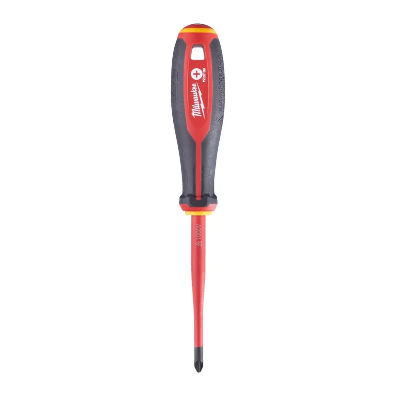 Zolang de voorraad strekt | Milwaukee 4932478726 Tri-lobe VDE Schroevendraaier PZ2 X100
