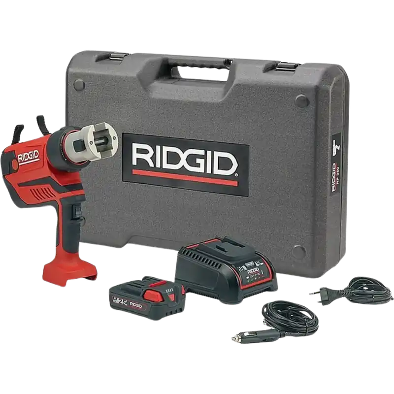 Direct leverbaar | Ridgid RP 350-B persmachine (18V, 12-108 mm)