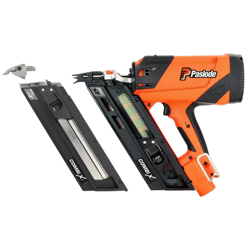Paslode Combi XI nagelapparaat set (spijkerlengte 35-90 mm, accucapaciteit 2,1 Ah) | Nieuwe release