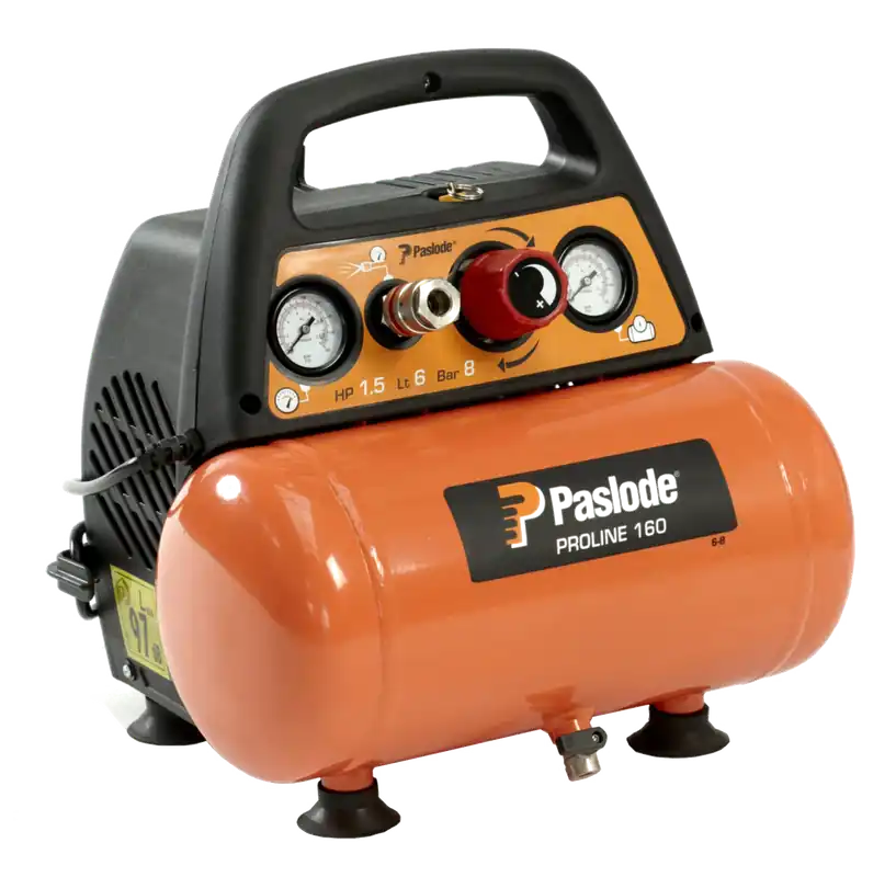 Koopje | Paslode Proline 160/6-8 compressor (6 liter, 1.1kW, 8 bar)