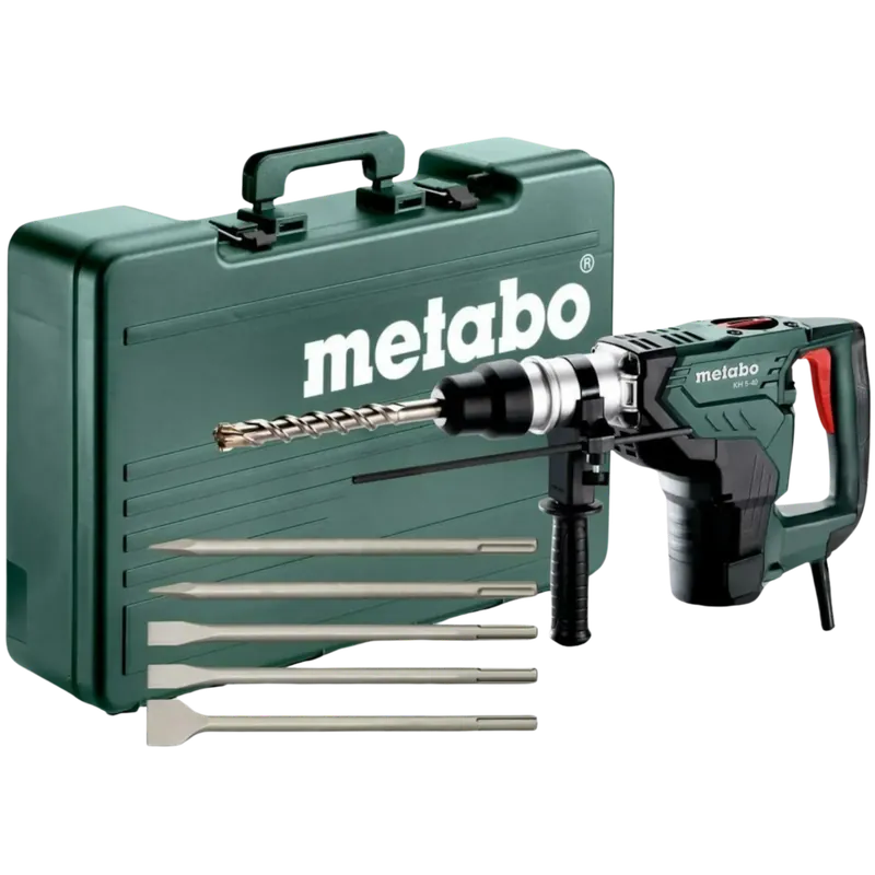 Erg populair - Metabo KH 5-40 boor- en breekhamer (1100 W, 8,5 J, Ø 40 mm)