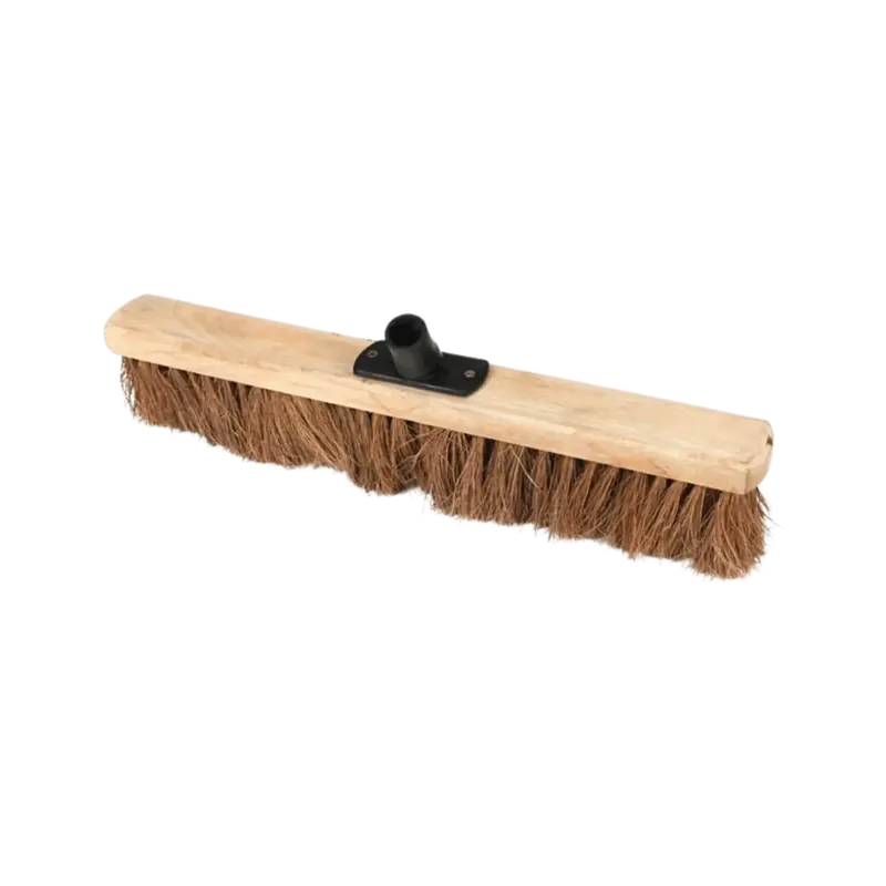 Safe Brush Veegborstel zuivere coco (33 cm, gelakt, zonder steel) | Spoedlevering
