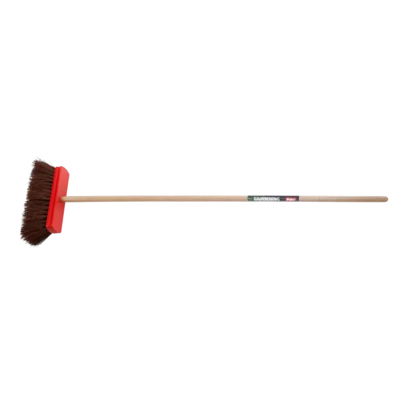 Polet bezem roodgelakt (30 cm, bahia 75 procent, FSC 100 procent) - Speciale aanbieding