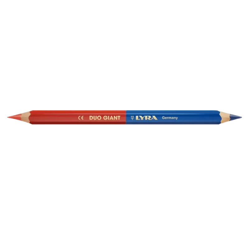 Lyra 4710R Checking potlood (rood/blauw, dik) | Topkwaliteit