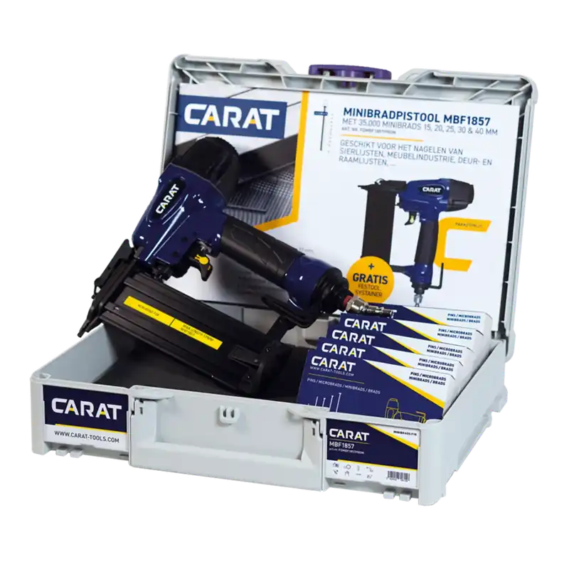 Tijdelijke aanbieding - Carat MBF1857-1 minibradtoestel (magazijn 100, 1,42 kg)