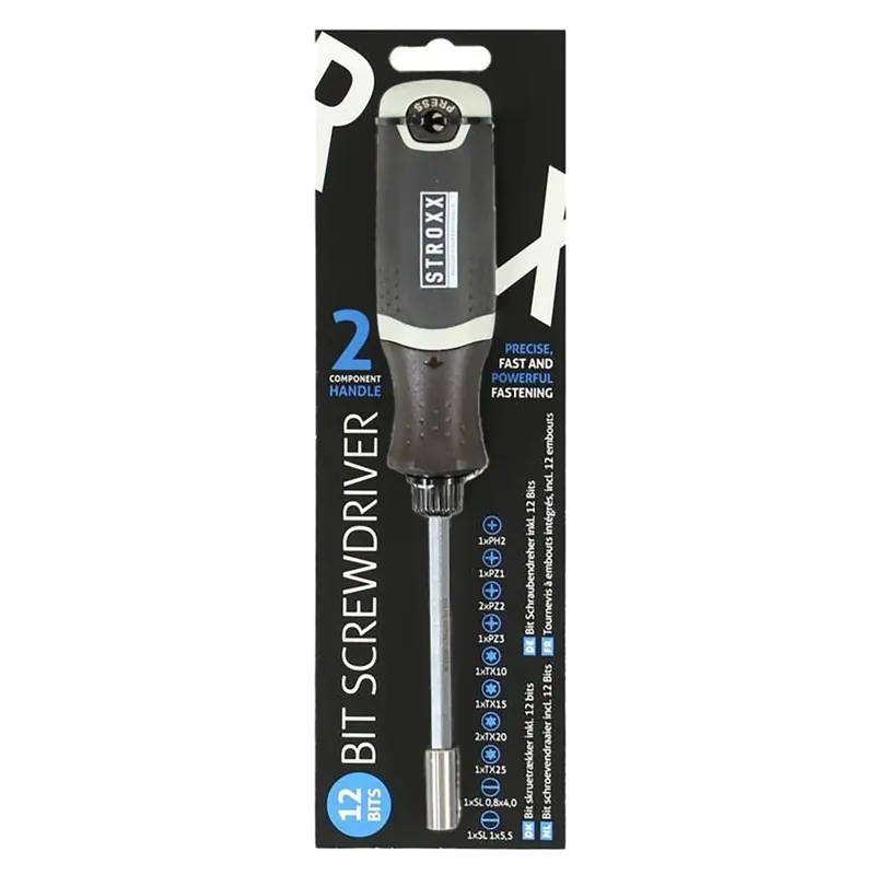 Deal - STROXX Multibit schroevendraaier (12-delig)