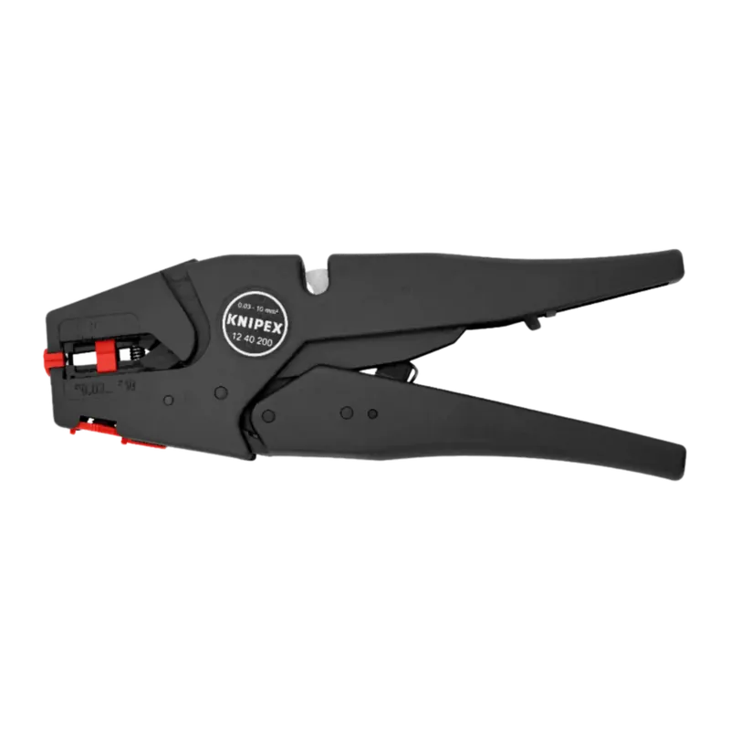 Aanrader - Knipex 12 40 200 SB zelfinstellende striptang (kunststof behuizing, draadsnijder)