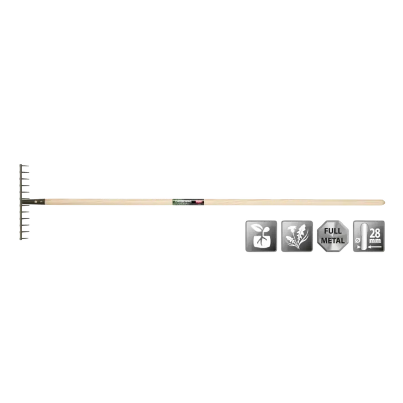 Klantfavoriet | Polet Hark 12T (310 mm, houten steel)