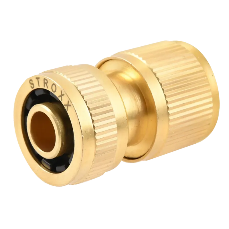 Actieprijs - STROXX messing slangstuk (1/2 inch, met waterstop)