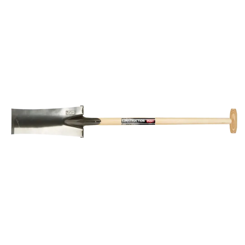 Lage prijs | Grondwerkersspade 380 x 170/140 mm met T-steel ES 850 mm ref.101384
