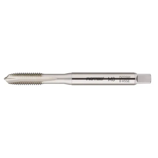 Rotec HSS-E Machinetap, doorlopend, DIN 376, M8 M8 - Populair