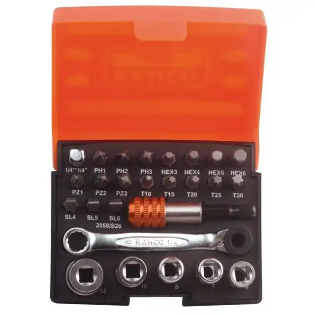 Nieuw in de shop | Bahco bit- en doppenset S26