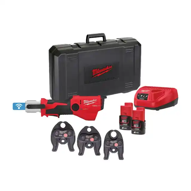 Milwaukee M12 Force Logic Hydraulische Subcompactperstool Met One-key - 202C U-set | Aanrader