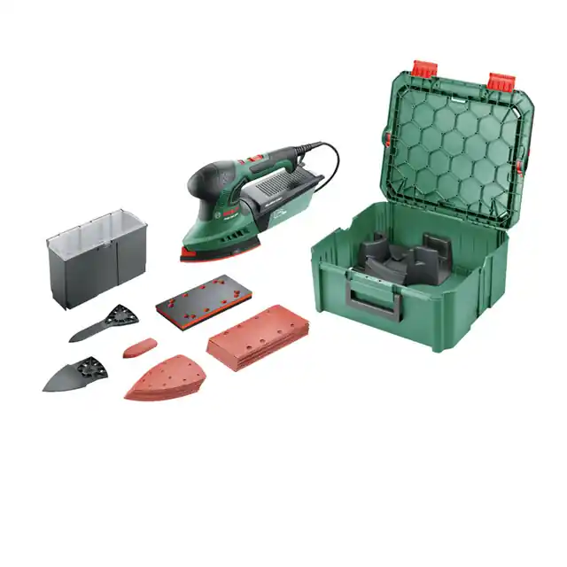 Bosch Multischuurmachine PSM 200 AES SystemBox - Scherp geprijsd