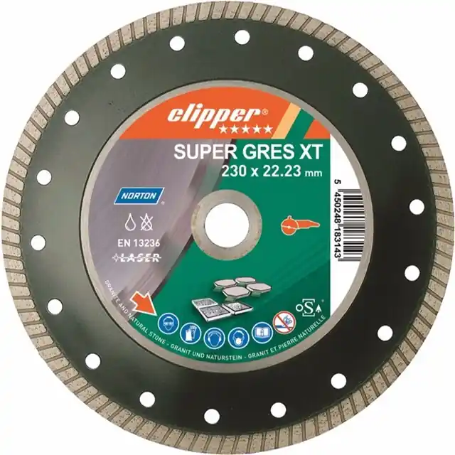 Net gelanceerd | Norton Clipper Extreme Ceramic Turbo Diamantzaagblad 250 X 2,0 X 30 Mm