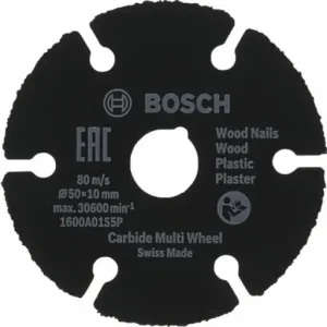 Speciale deal | Bosch Carbide Multi Wheel Doorslijpschijf 50 X 1,0 X 10 Mm
